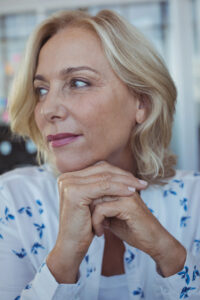 Picture of thoughtful woman