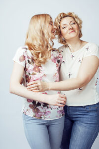 Picture of two women hugging