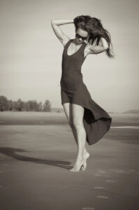 Picture of woman outside