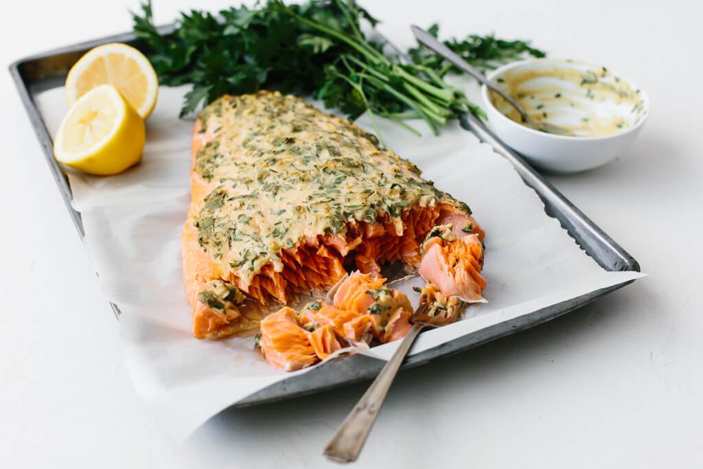 Dijon Baked Salmon