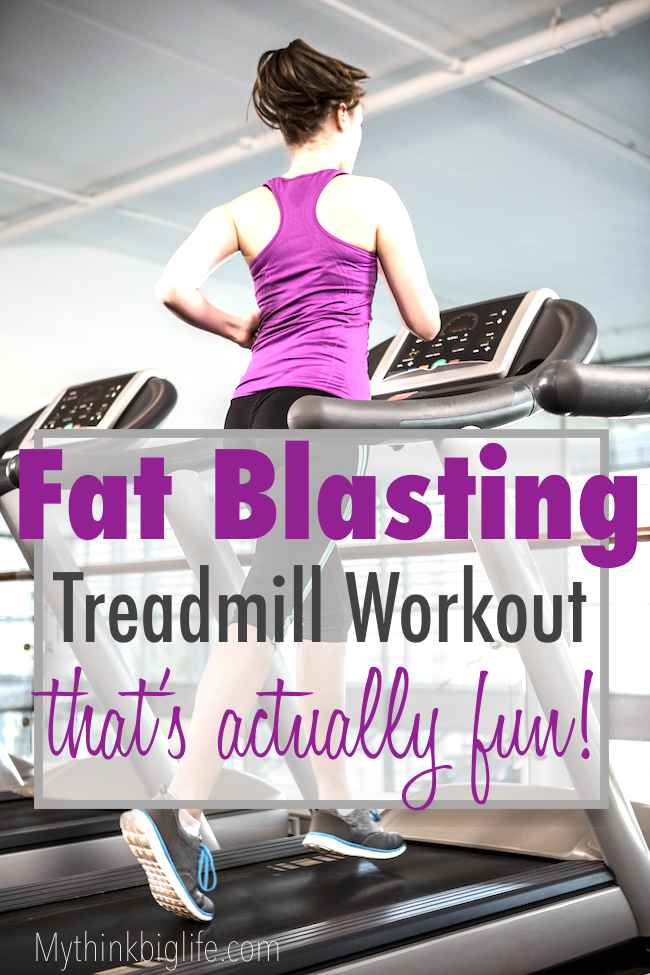 This fat blasting treadmill workout will help you get results fast in an efficient fast-paced 30 minutes. It's fun and works your butt too! I've included a free printable copy of the workout that you can take to the gym.