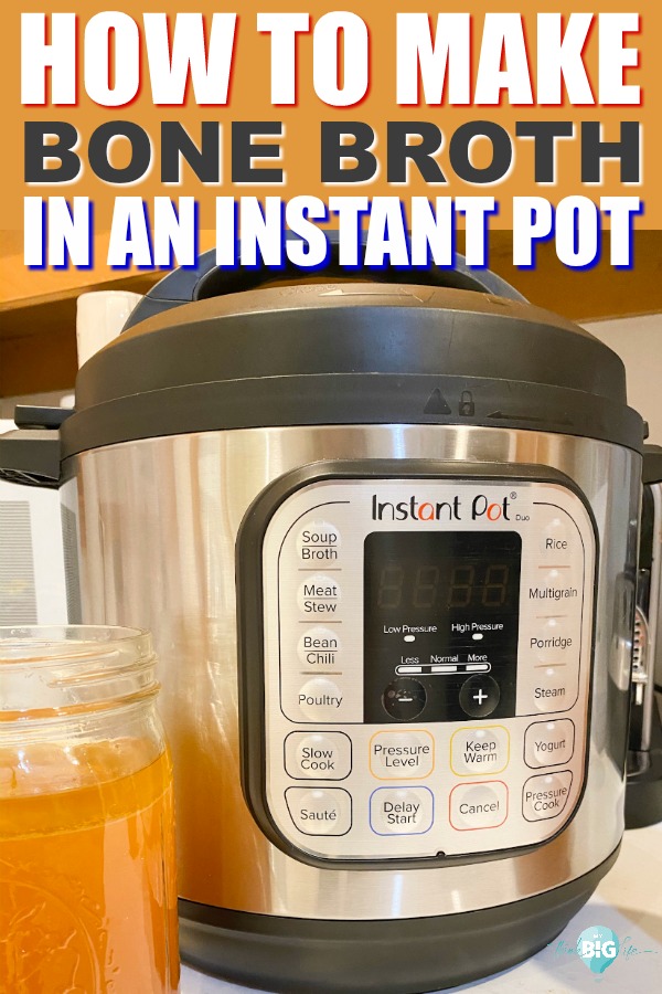 Learn how to make bone broth in an Instant Pot for the best bone broth ever! It's easier, faster, and tastier than any other way I've made it.