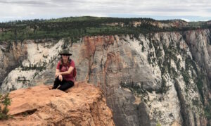 Do you have regrets about things that you have quit in the past? It’s really common to quit or give up on something that is important to you. I used to do that all the time. My life changed dramatically when I learned how to not give up too soon. Here's Sara at the top of the mountain.