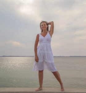 Picture of woman on the beach